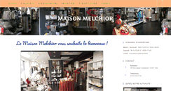 Desktop Screenshot of maison-melchior.fr